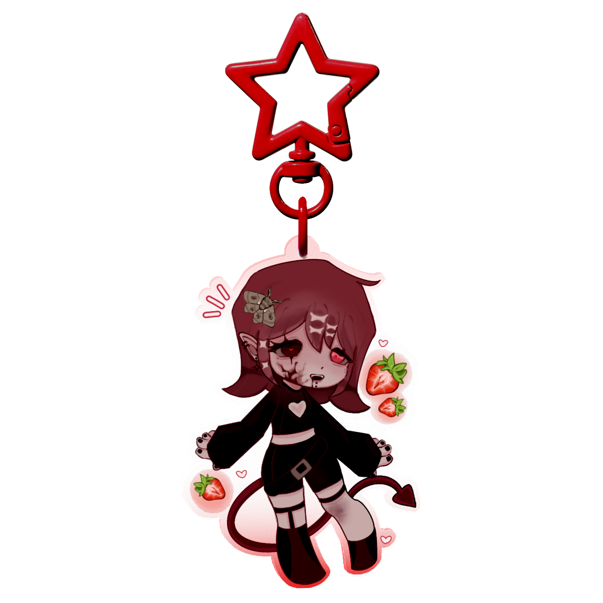 Reddy (Sona) Clear Acrylic Keychains