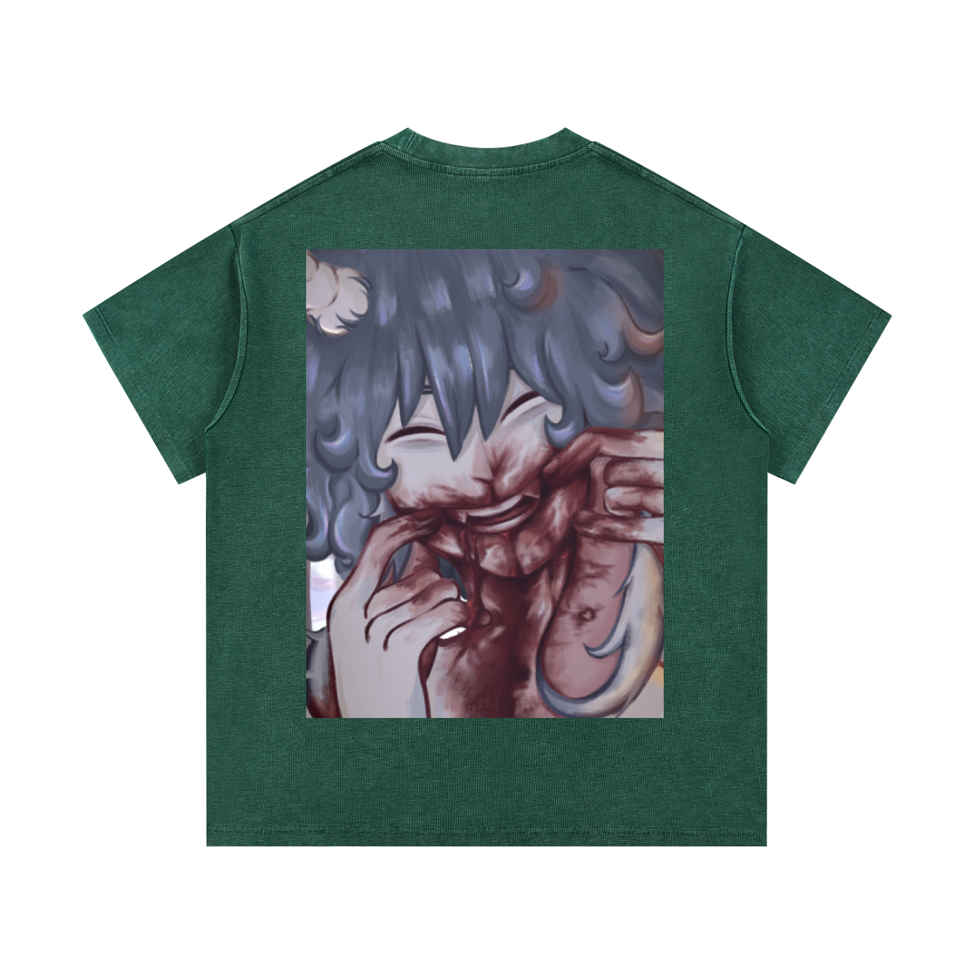 Mineral Wash Waffle Knit T-Shirt