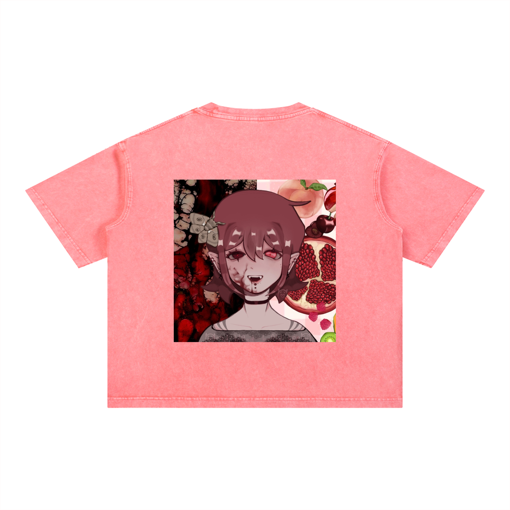 Mineral Wash Boxy Cotton T-Shirt