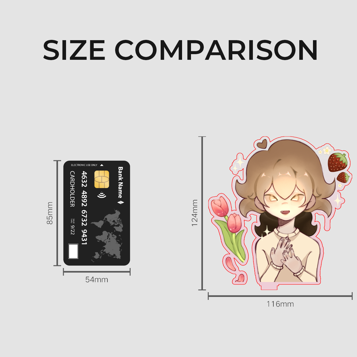 Imako Clear Acrylic Standees