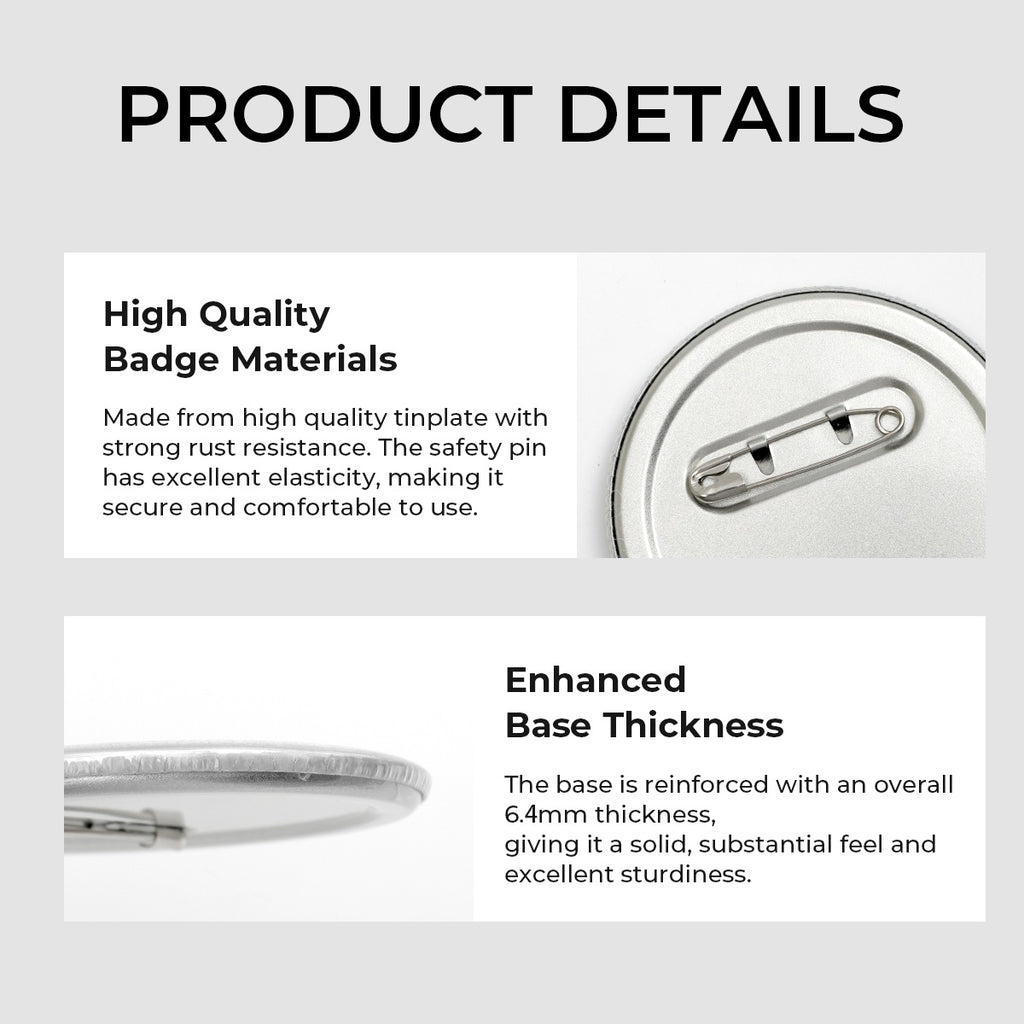 Sumi Round Badges (Button Pins)