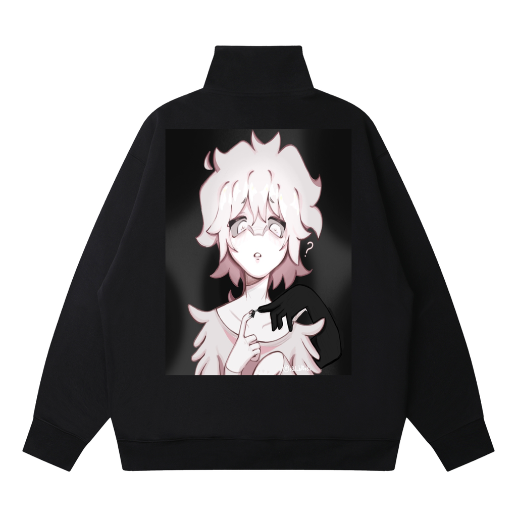 Quarter-Zip Drop Shoulder Sweatshirt
