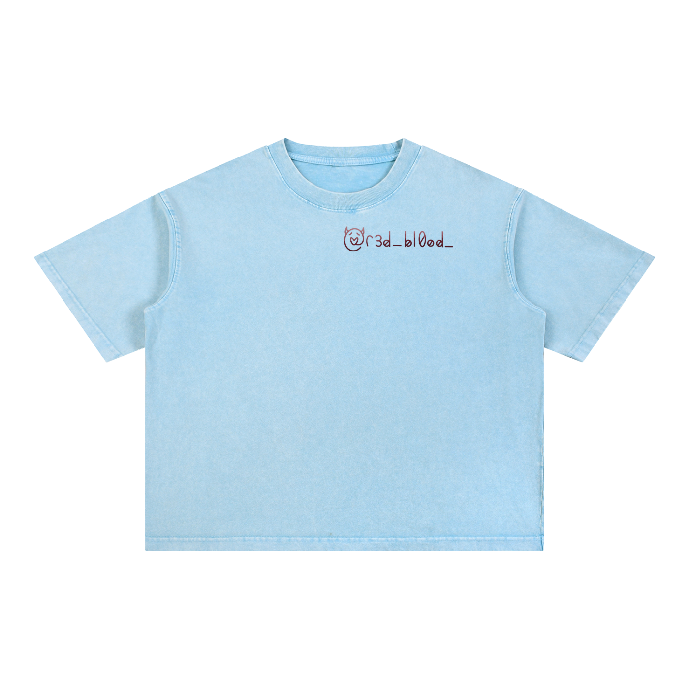 Mineral Wash Boxy Cotton T-Shirt