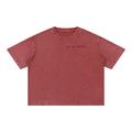 Mineral Wash Boxy Cotton T-Shirt