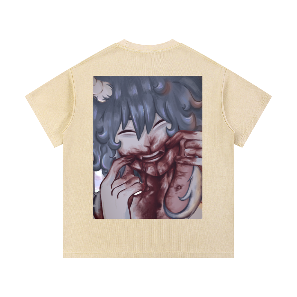 Mineral Wash Waffle Knit T-Shirt