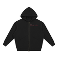 Dolman Sleeve Zip-Through Fleece  Hoodie