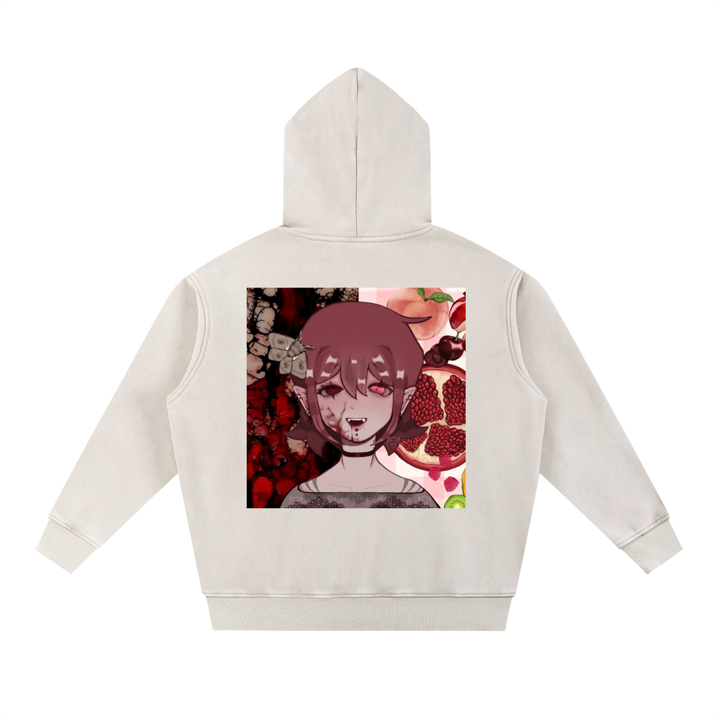 Snow Wash Fleece Oversize Hoodie