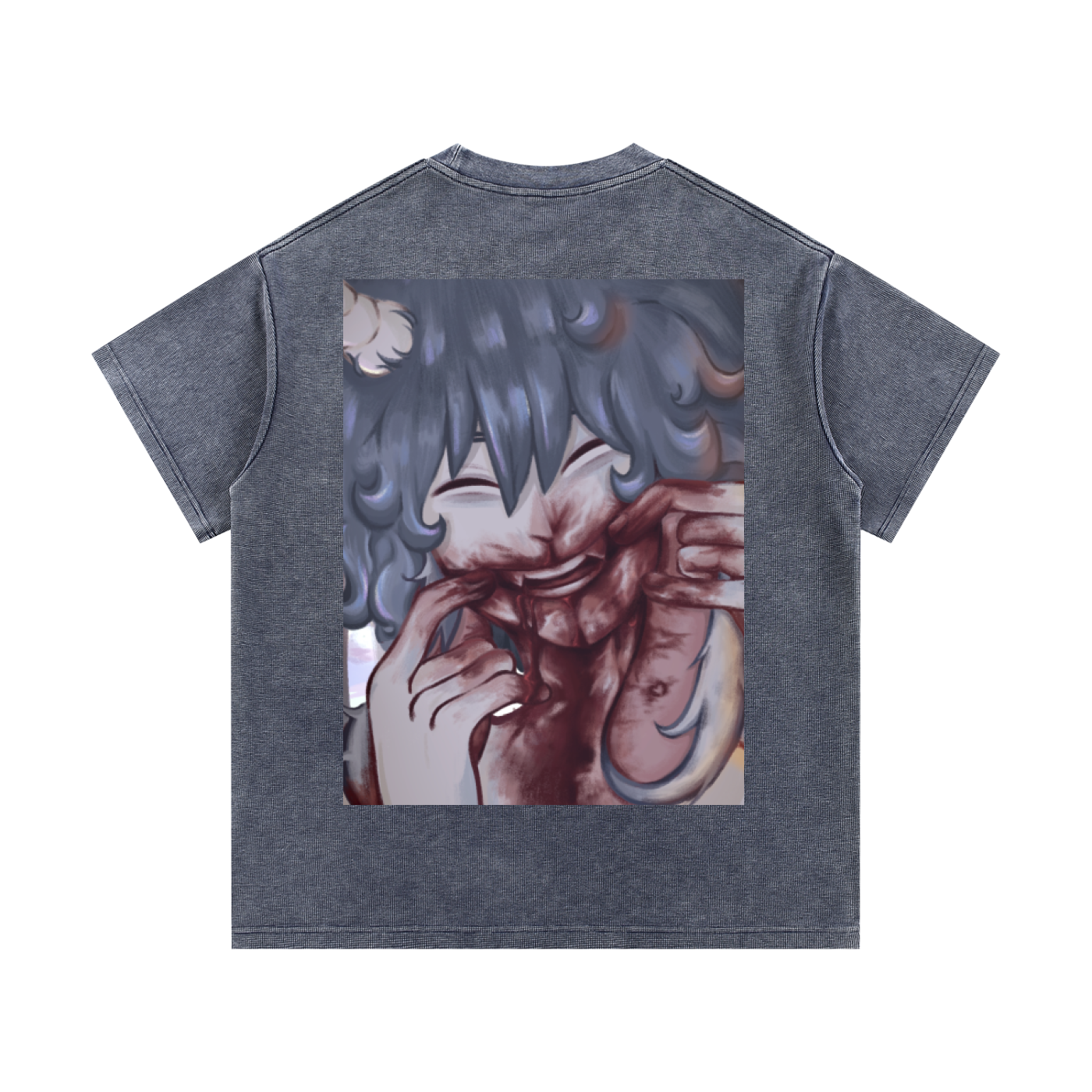 Mineral Wash Waffle Knit T-Shirt