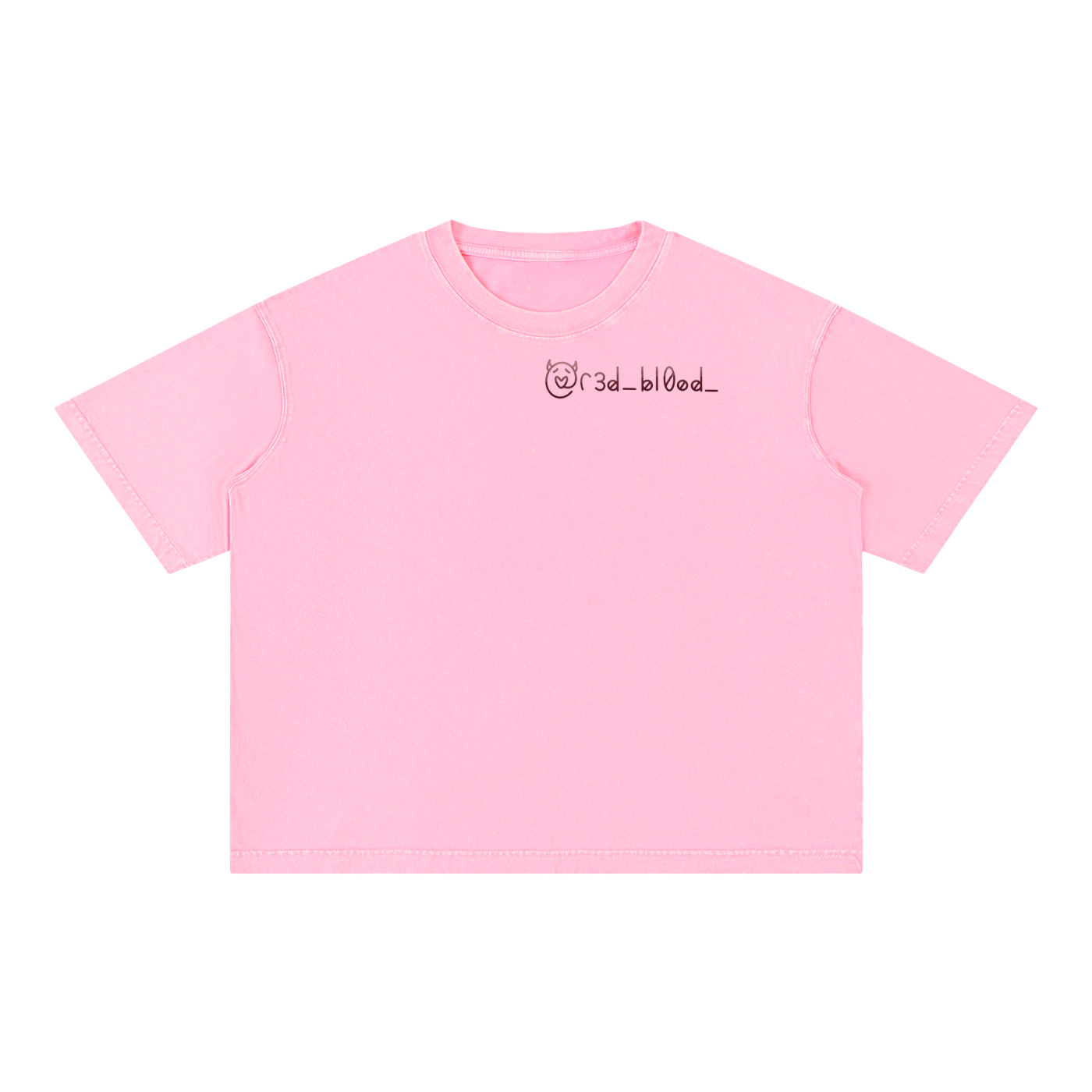 Mineral Wash Boxy Cotton T-Shirt