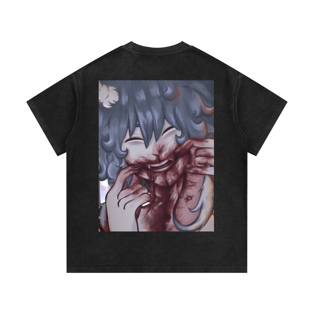 Mineral Wash Waffle Knit T-Shirt
