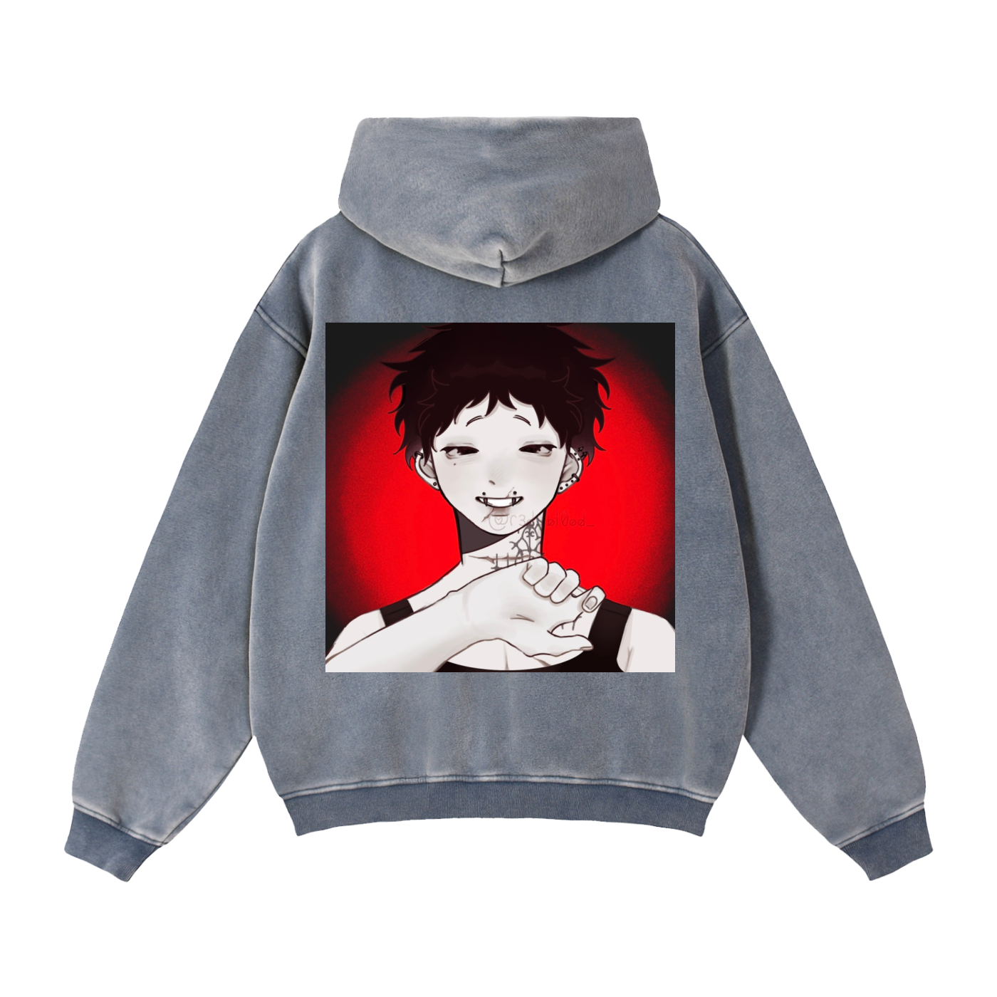 Zip-Through Boxy Fleece Hoodie