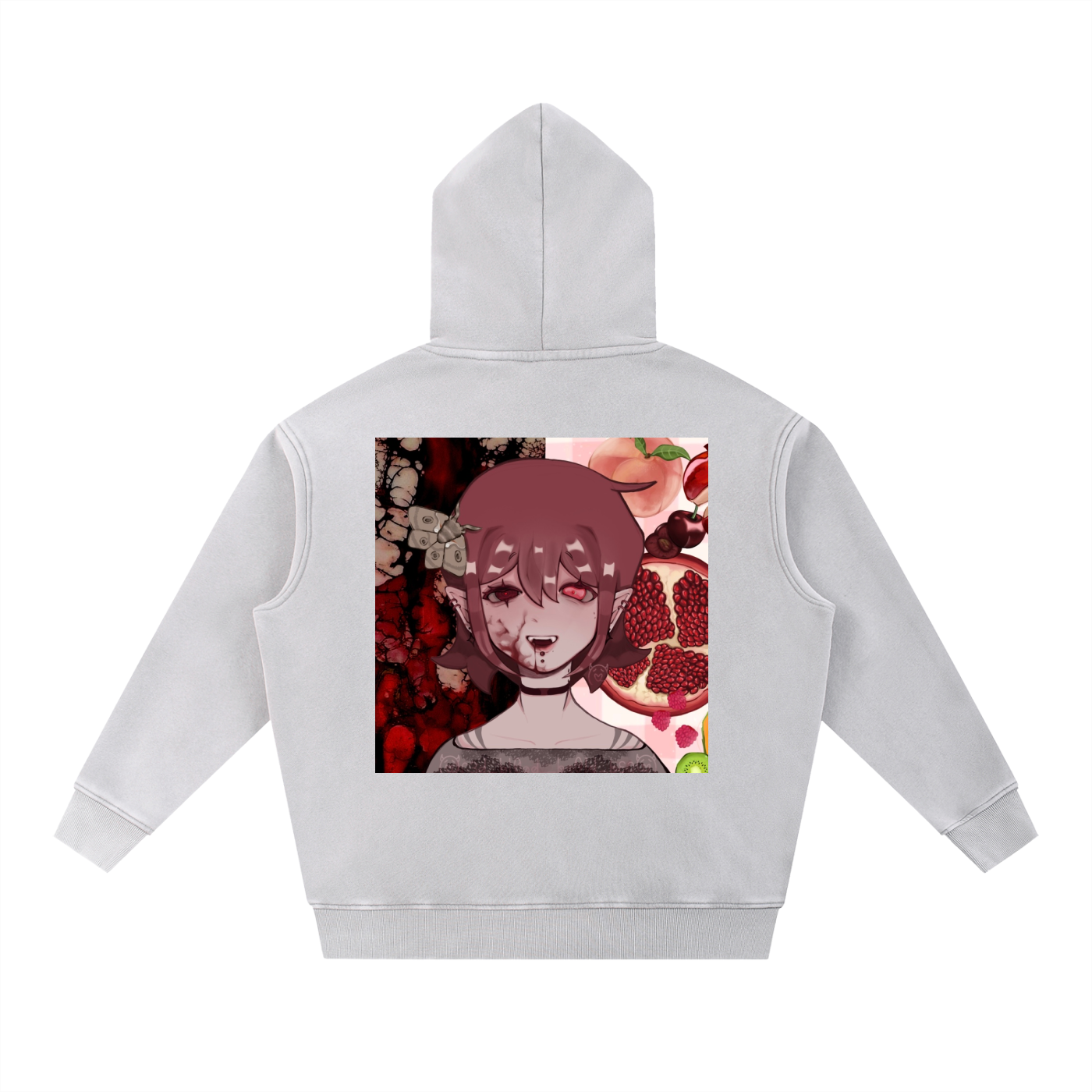 Snow Wash Fleece Oversize Hoodie