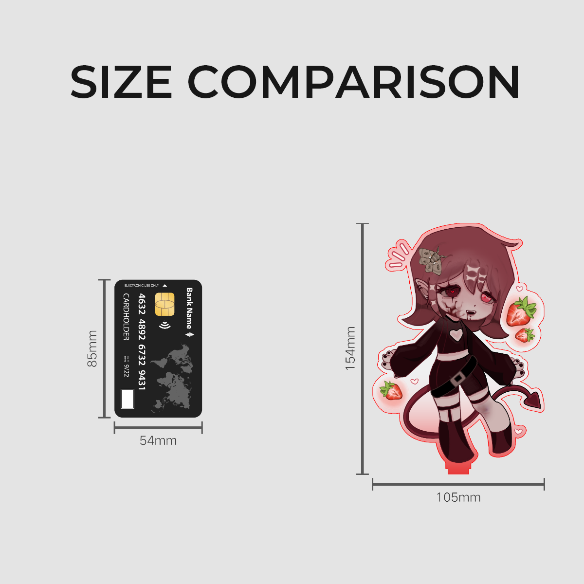 Reddy (Sona) Clear Acrylic Standees