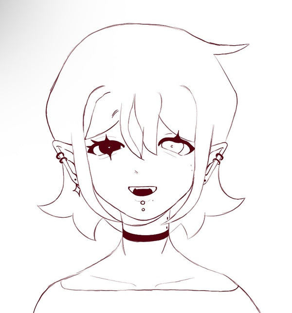 Line Art: Shoulders up, Half Body, Full Body
