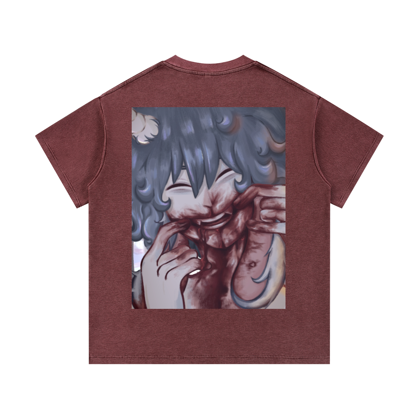 Mineral Wash Waffle Knit T-Shirt