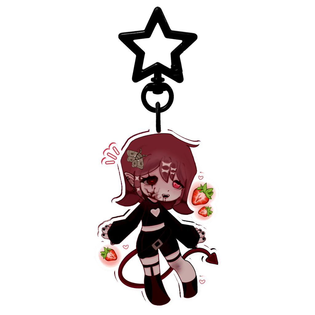 Reddy (Sona) Clear Acrylic Keychains