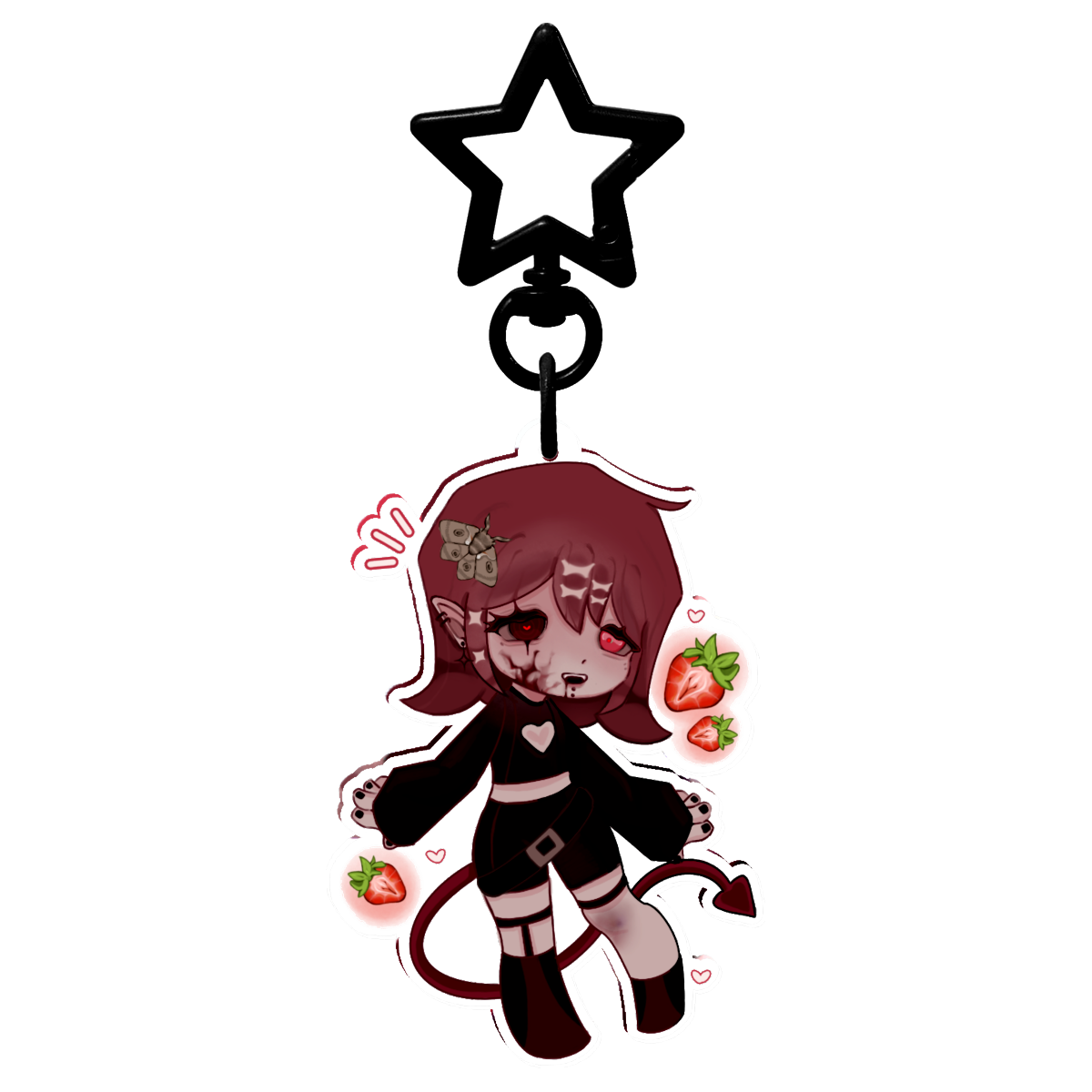 Reddy (Sona) Clear Acrylic Keychains