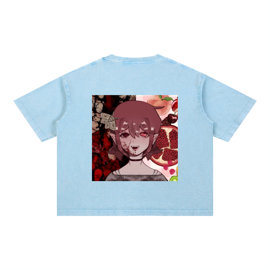 Mineral Wash Boxy Cotton T-Shirt