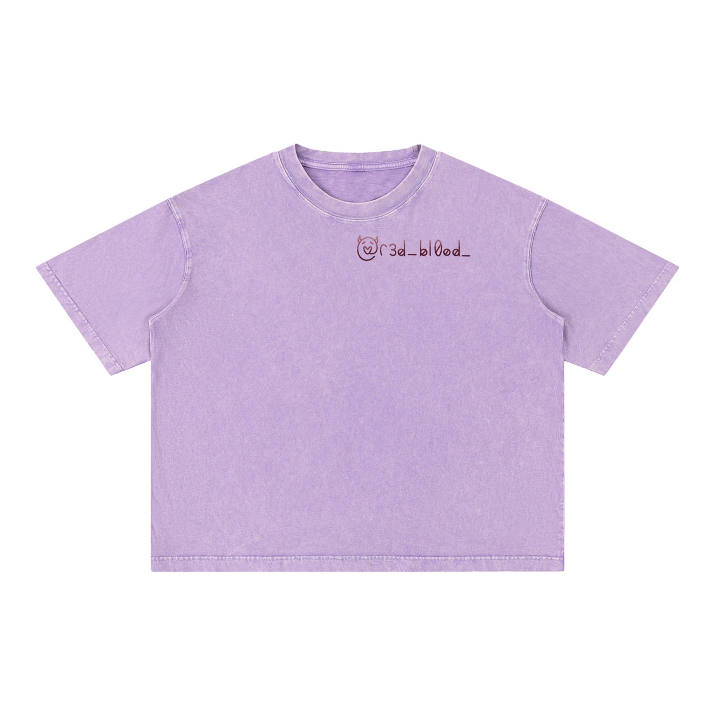 Mineral Wash Boxy Cotton T-Shirt