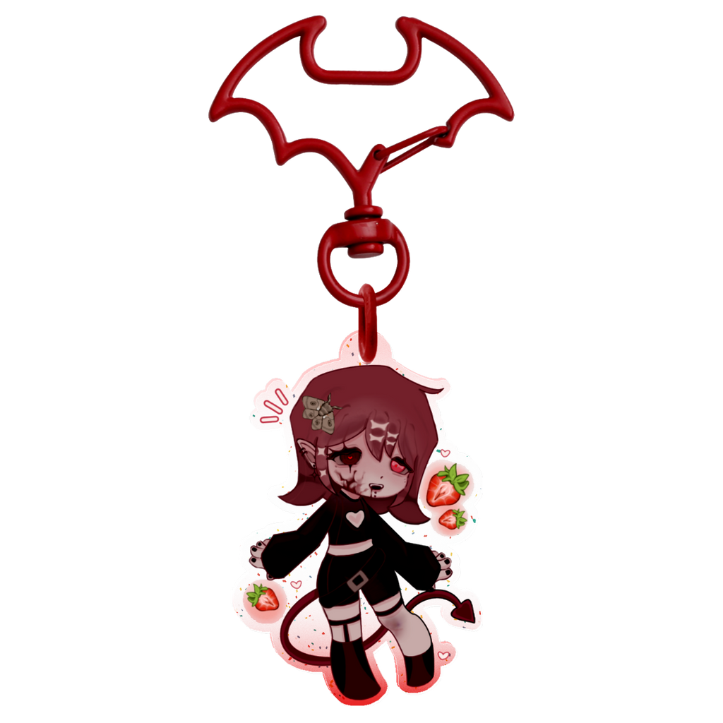 Reddy (Sona) Colored Edge Acrylic Keychains