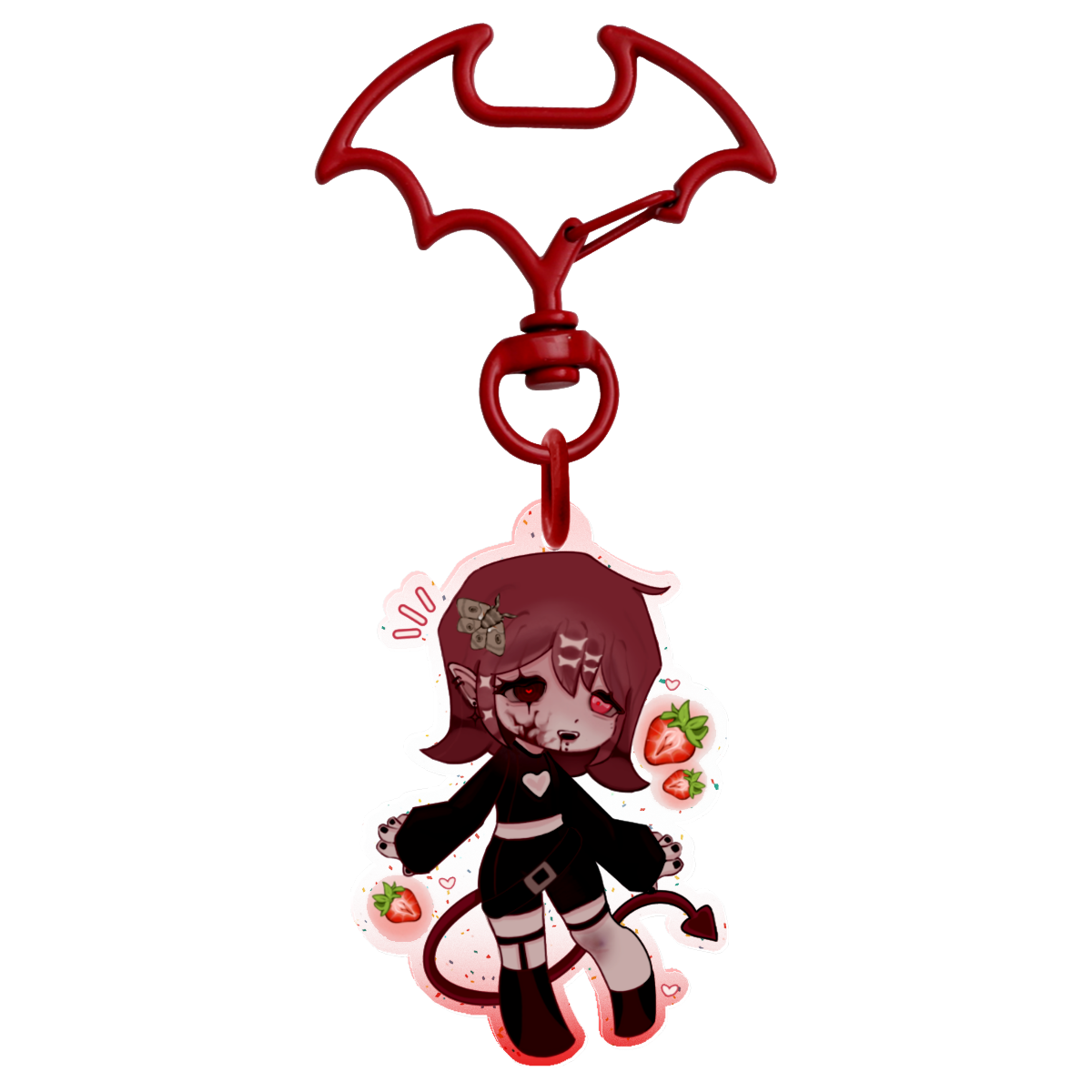 Reddy (Sona) Colored Edge Acrylic Keychains