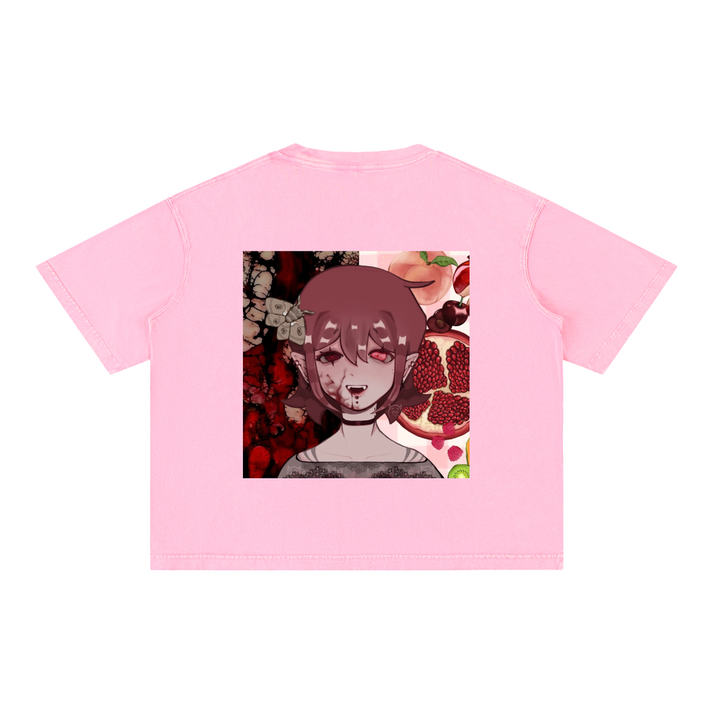 Mineral Wash Boxy Cotton T-Shirt